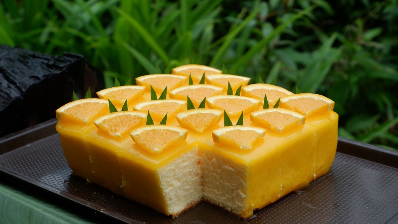 Творожный пирог с лимонным кремом