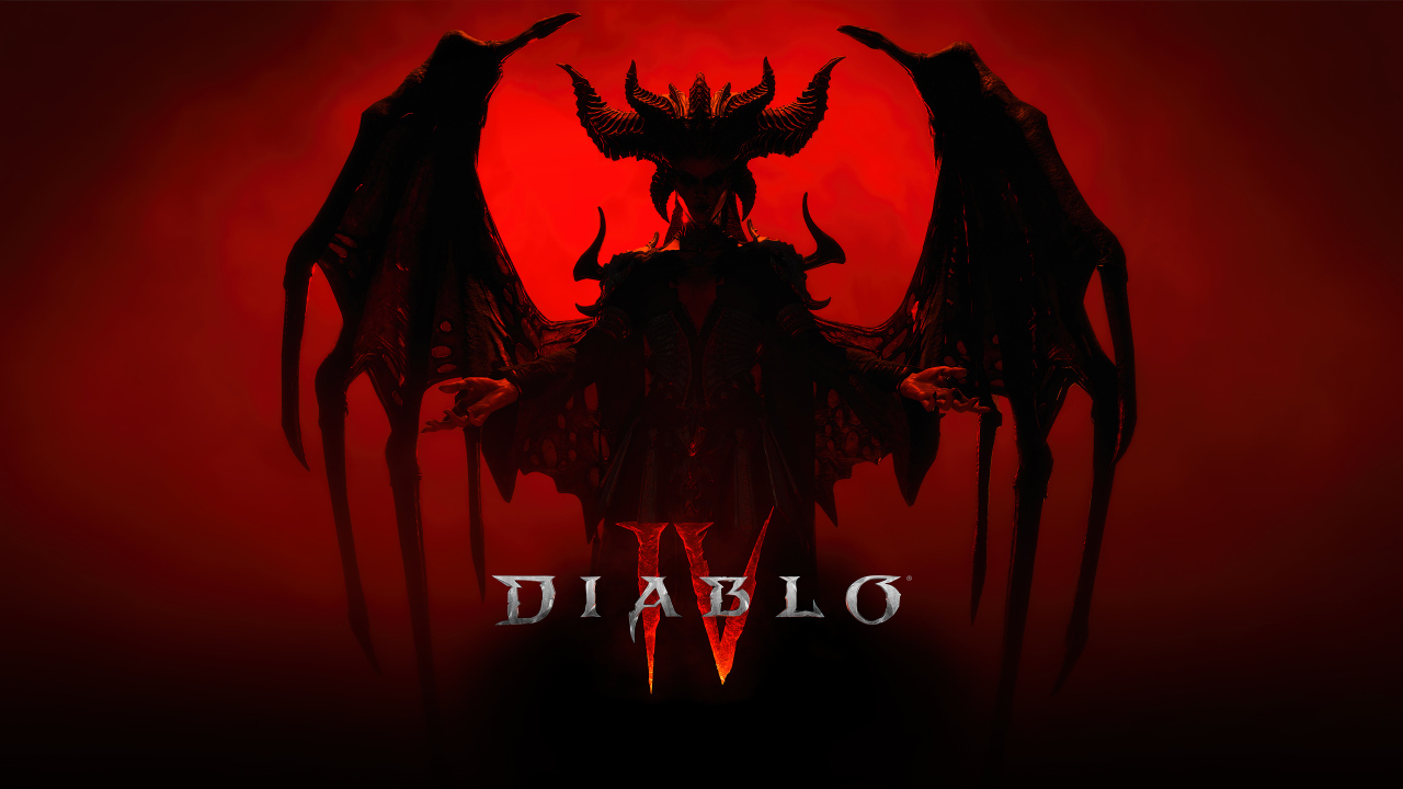 Постер новой компьютерной игры Diablo IV, 2023