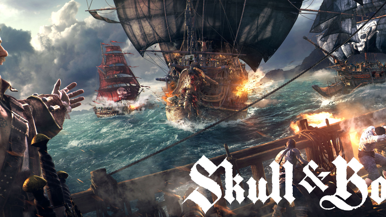Баннер компьютерной игры Skull & Bones