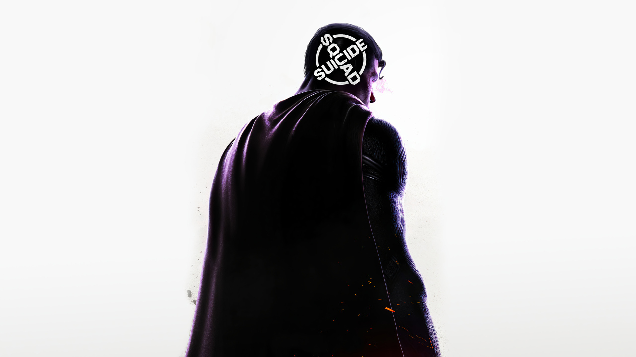 Персонаж компьютерной игры Suicide Squad: Kill the Justice League на белом фоне