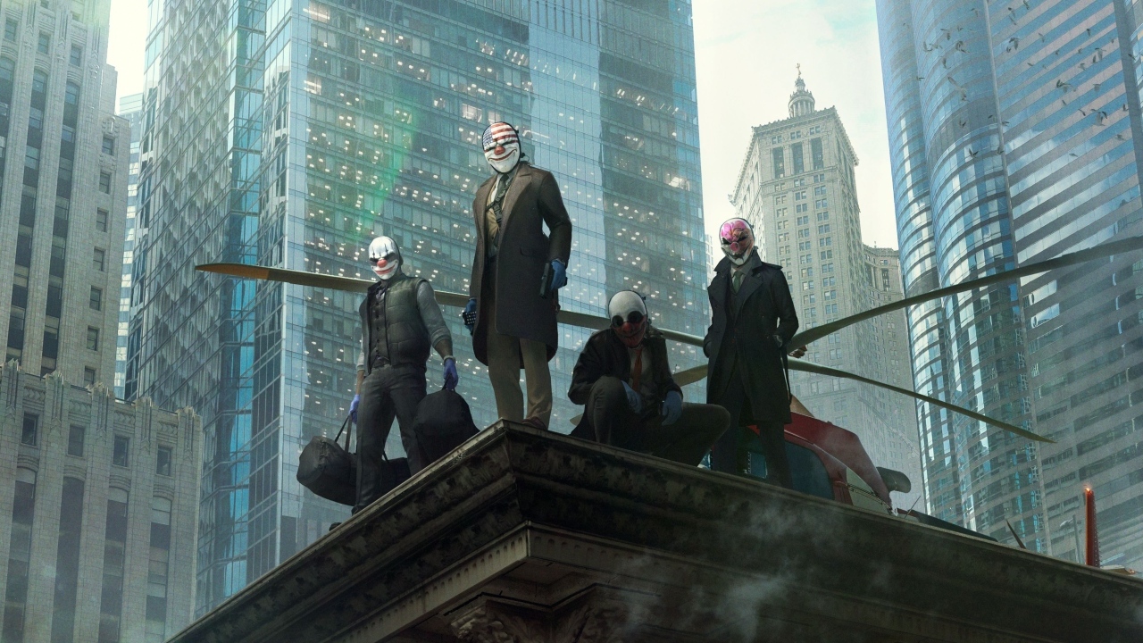 Злодеи из компьютерной игры Payday 3