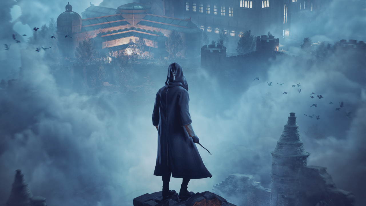 Волшебник из компьютерной игры Hogwarts Legacy