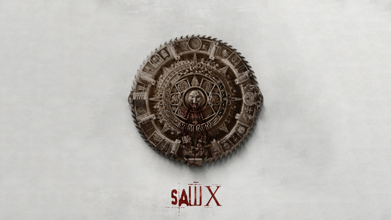 Логотип нового фильма Пила 10, 2023