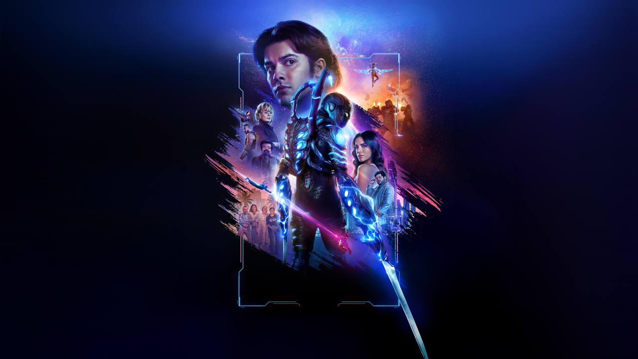 Новый фильм боевик Синий жук постер