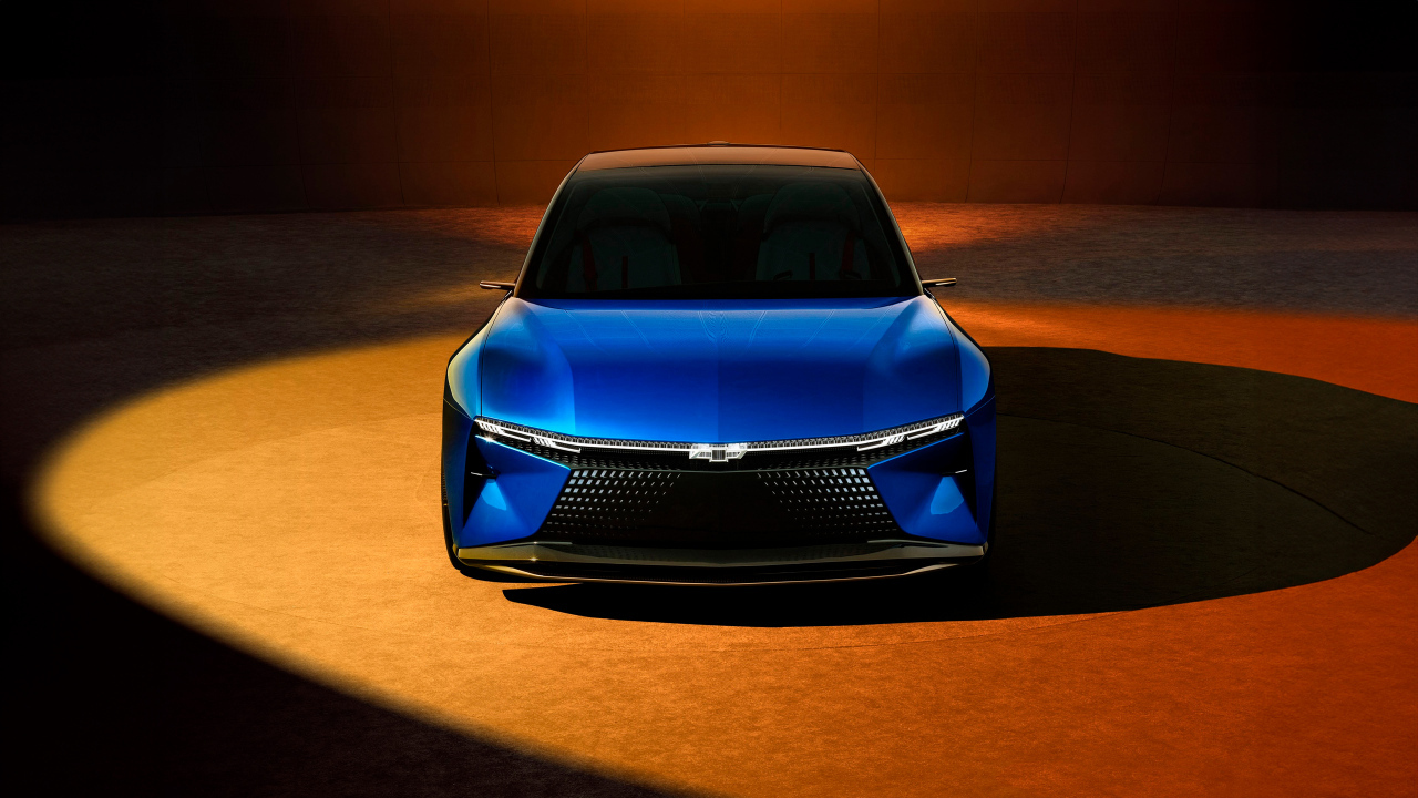 Вид спереди на автомобиль концепт  Chevrolet FNR-XE