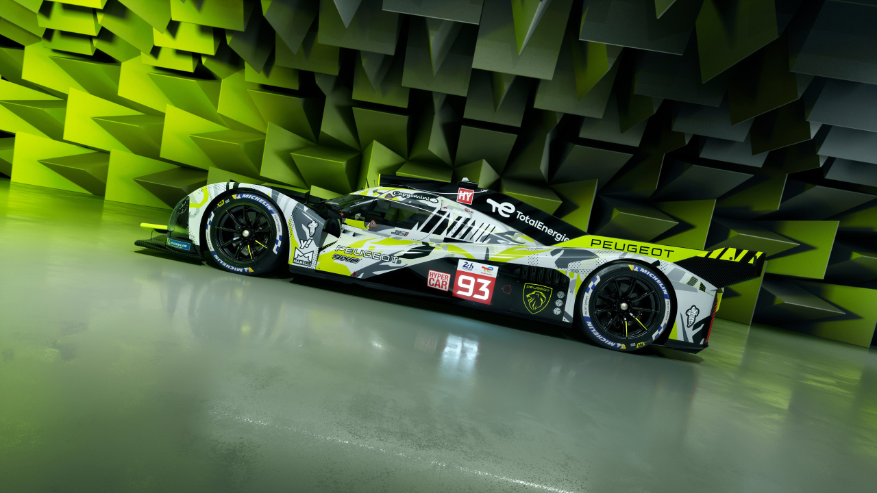 Гоночный автомобиль Peugeot 9X8 2024 года