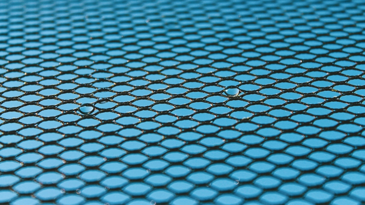 Черная сетка на голубом для фона