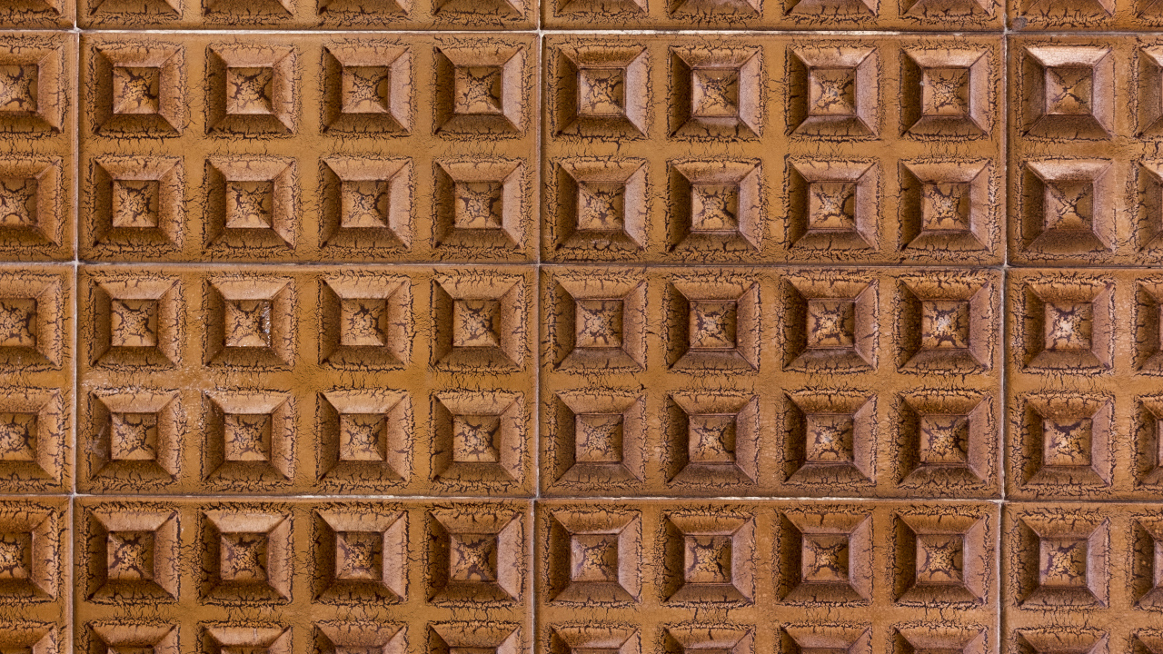 Коричневые винтажные плитки для фона