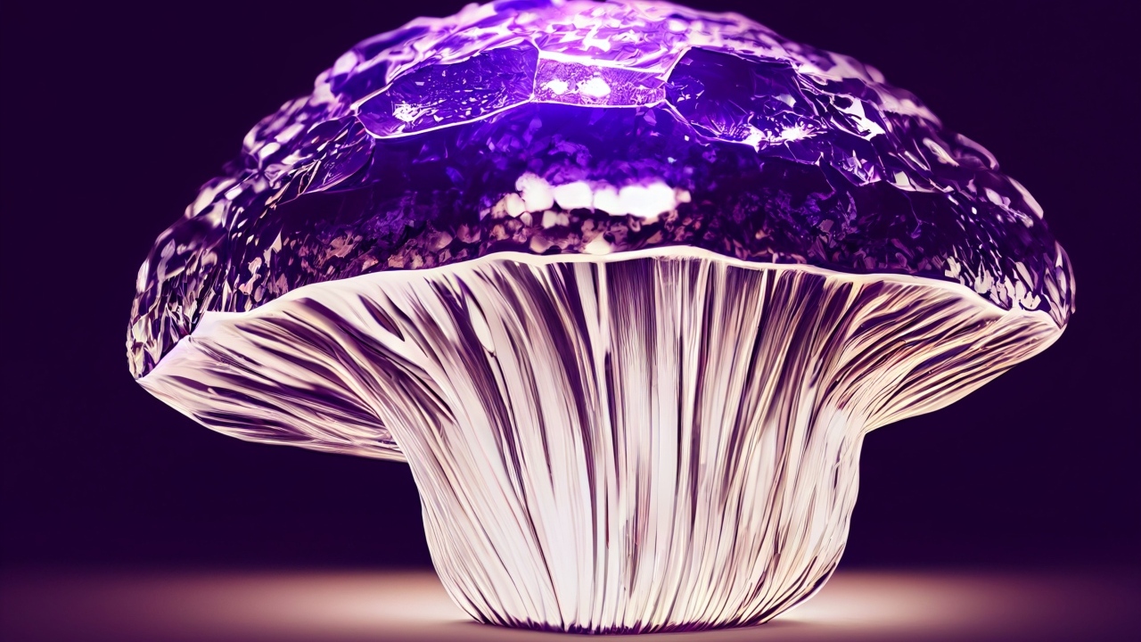 Большой кристальный гриб 