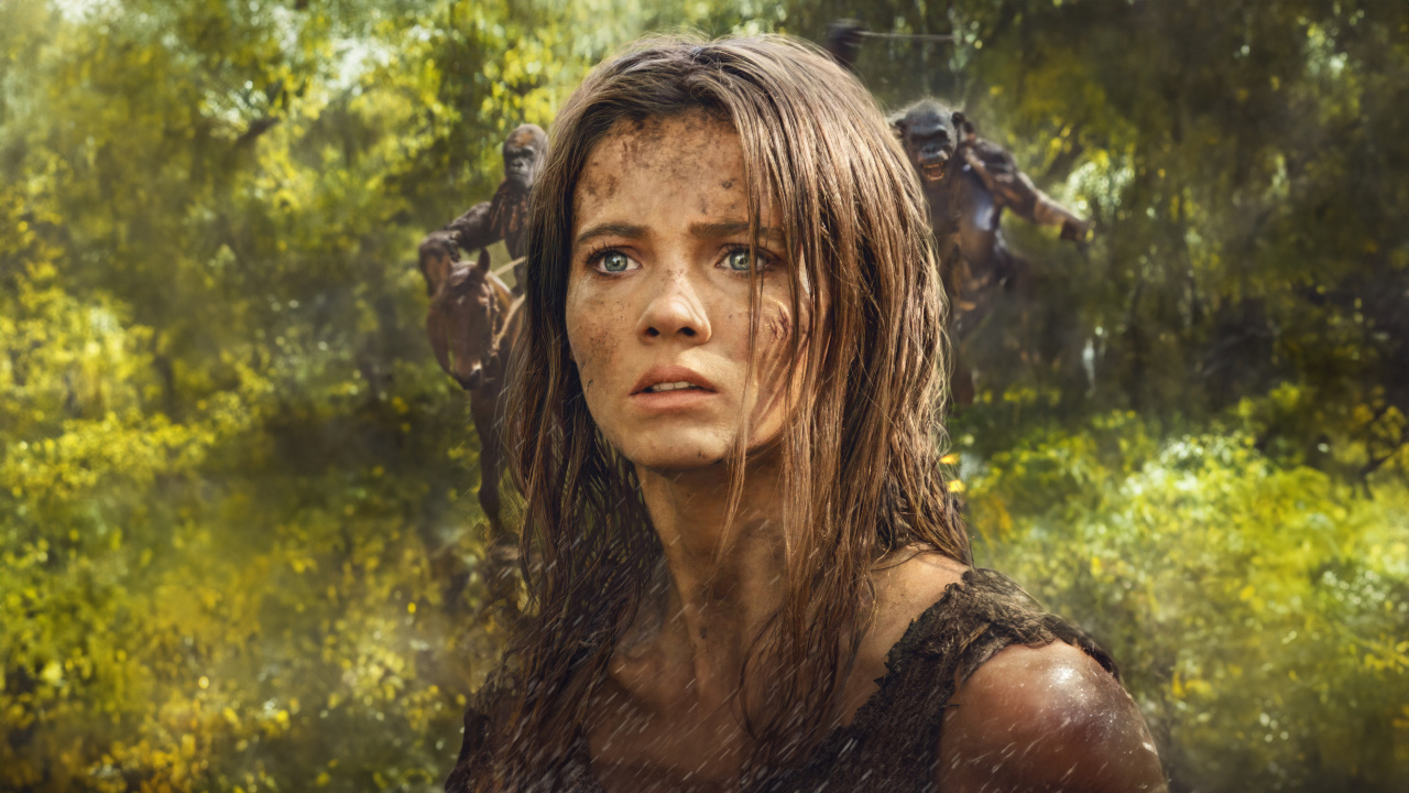 Актриса Фрейя Аллан в фильме Планета обезьян: Новое царство