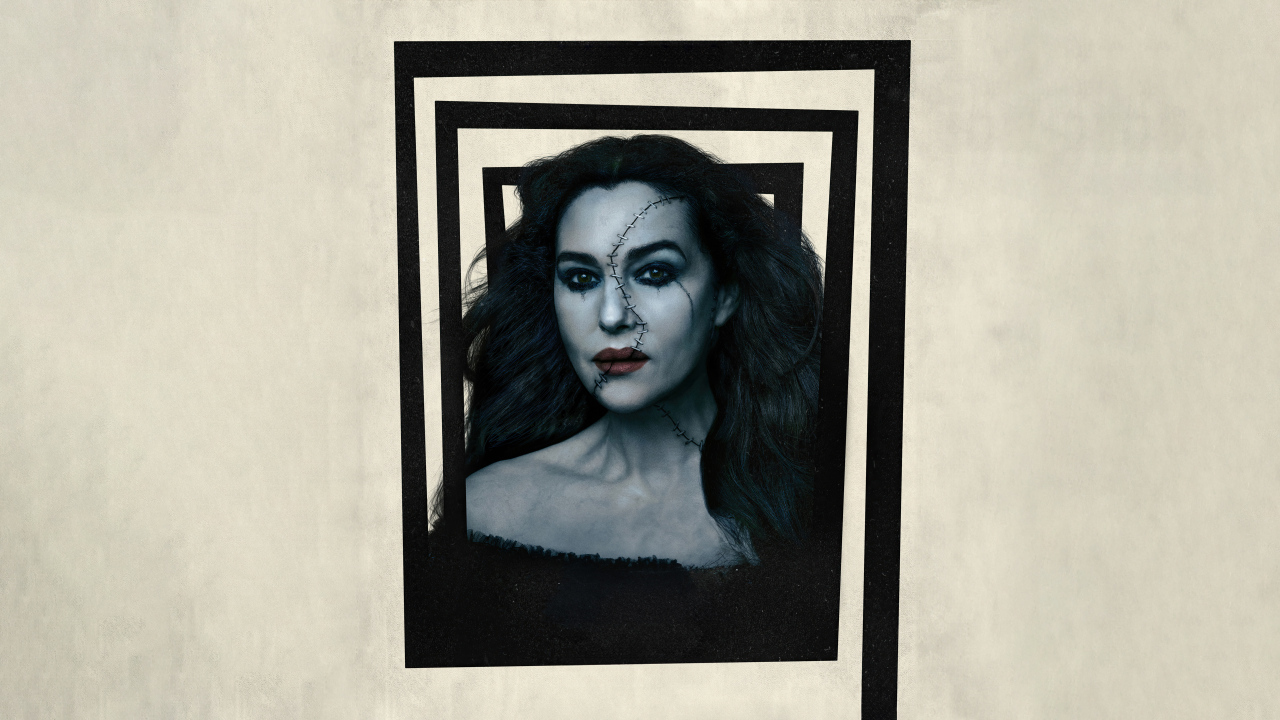 Актриса Моника Беллуччи в фильме Битлджус 2