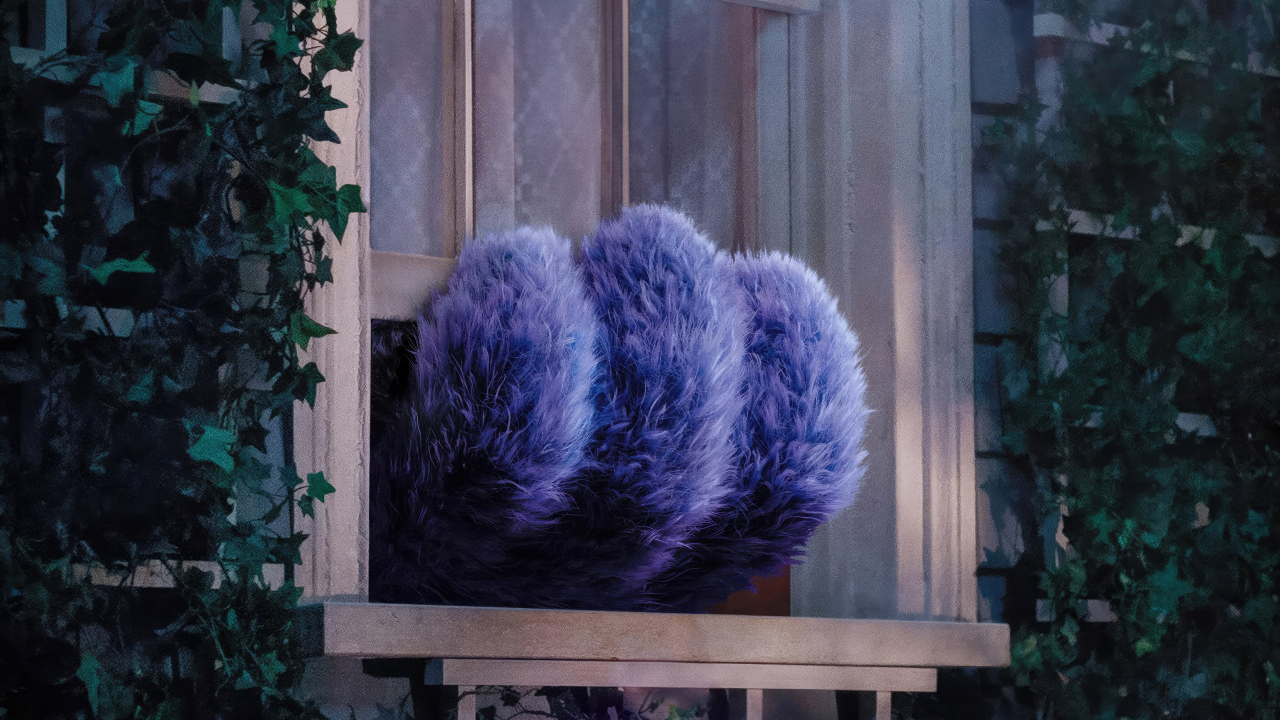 Лапа в окне кадр нового фильма Воображаемые друзья (IF), 2024