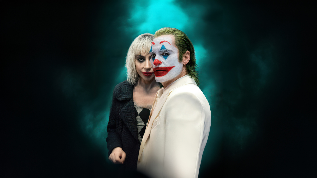 Главные персонажи фильма Джокер: Безумие на двоих в дыму