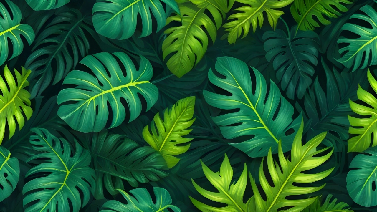 Зеленые листья крупным планом для фона