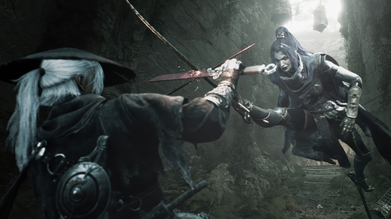 Битва в новой компьютерной игре Phantom Blade Zero