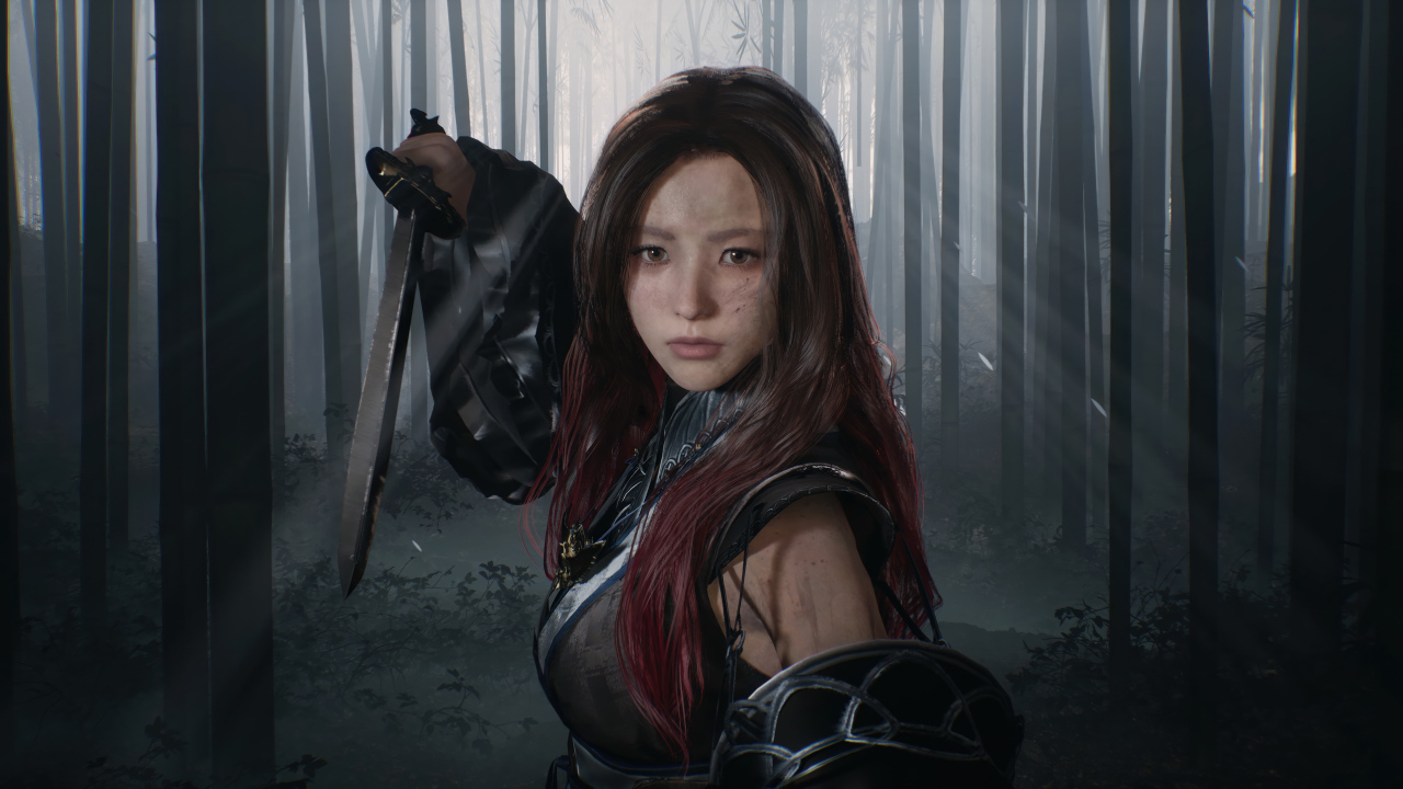 Девушка воин в компьютерной игре Phantom Blade Zero