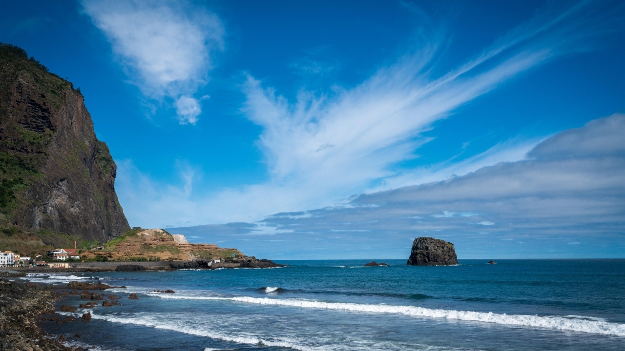 Красивое небо над океаном 