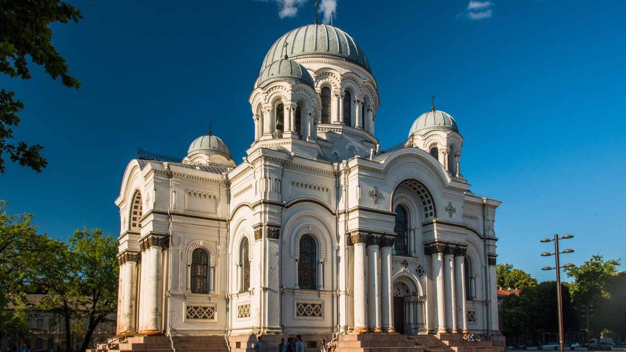 Церковь в городе Каунас, Литва