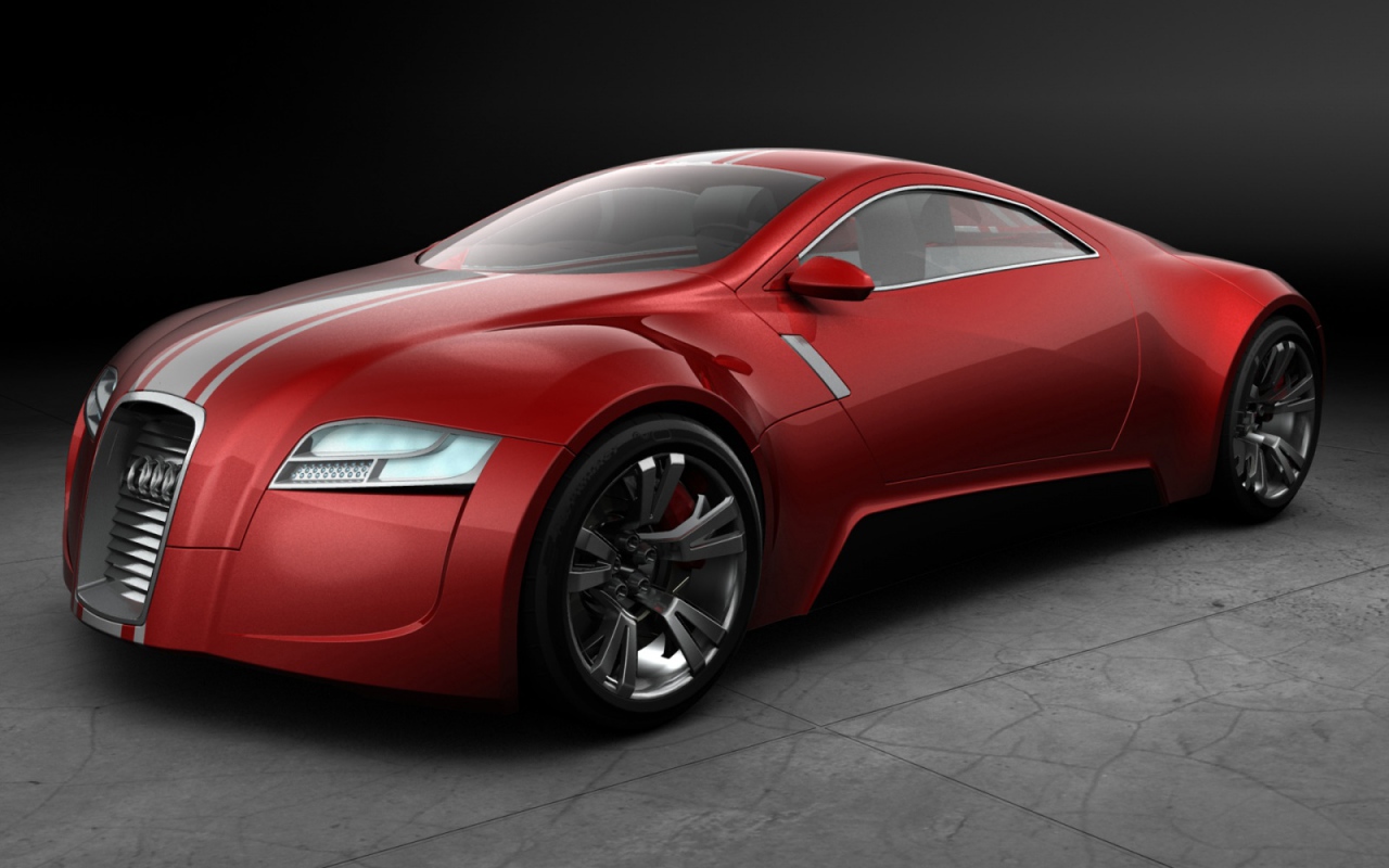 Audi К Zero красный