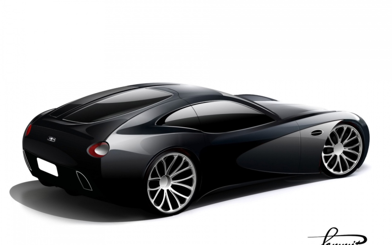 концепт автомобиля 2008 года от Bugatti