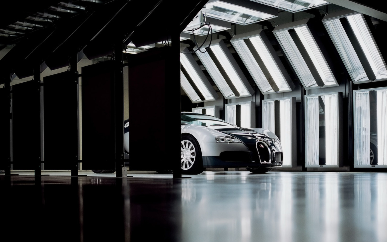 Bugatti в гараже