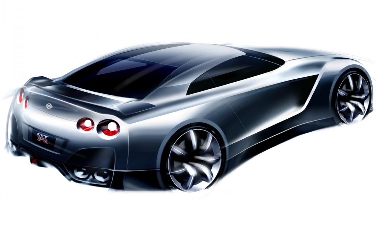 Рисунок прототипа Nissan GT R