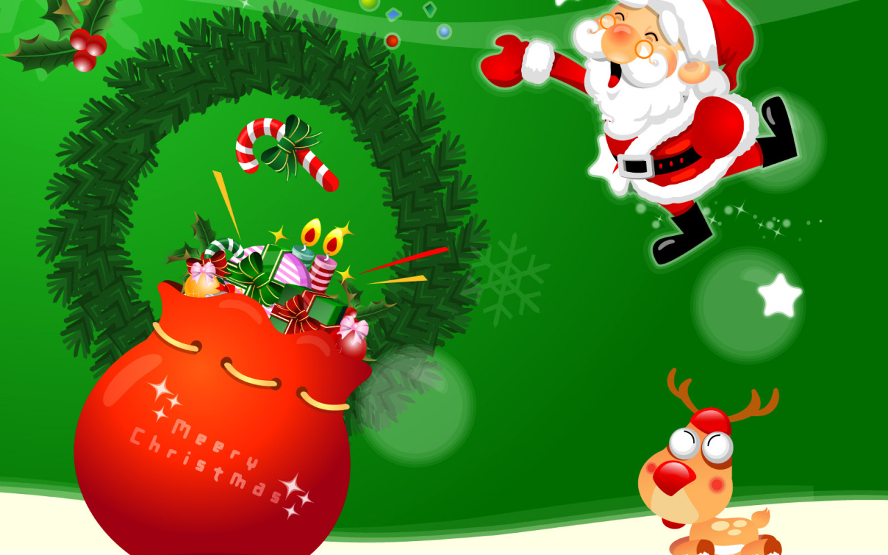 Мешок с подарками / Рождество