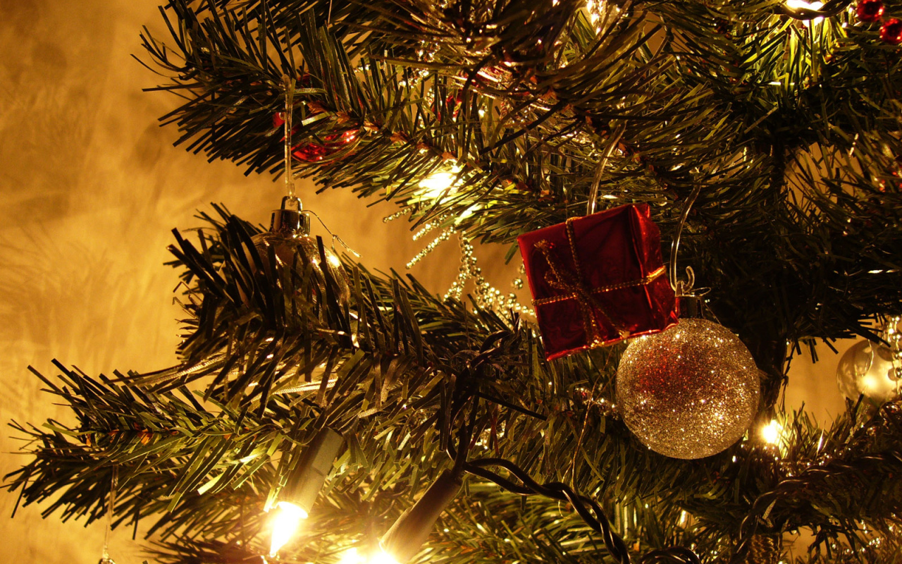 Красивая ель / Рождество