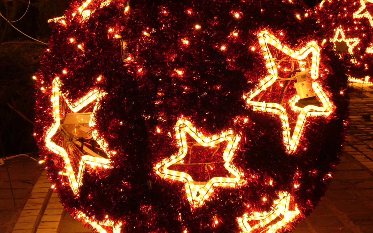 Светящийся шар  / Рождество