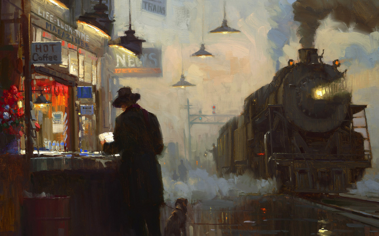 У железнодорожного вокзала