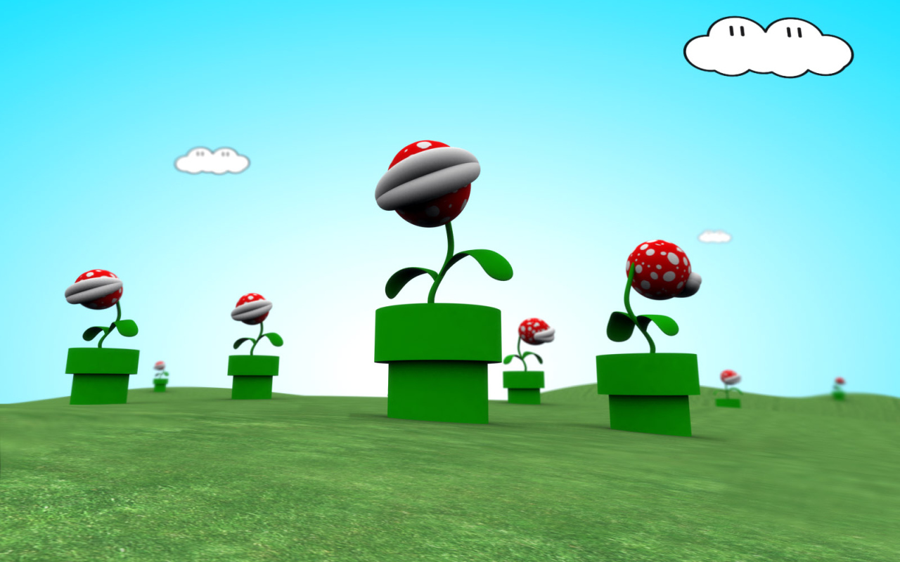 Цветы из игры Марио