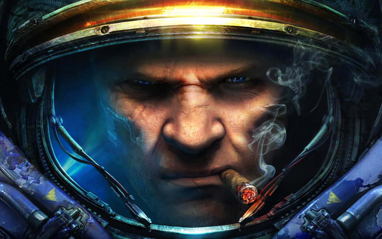 Лицо Star Craft 2