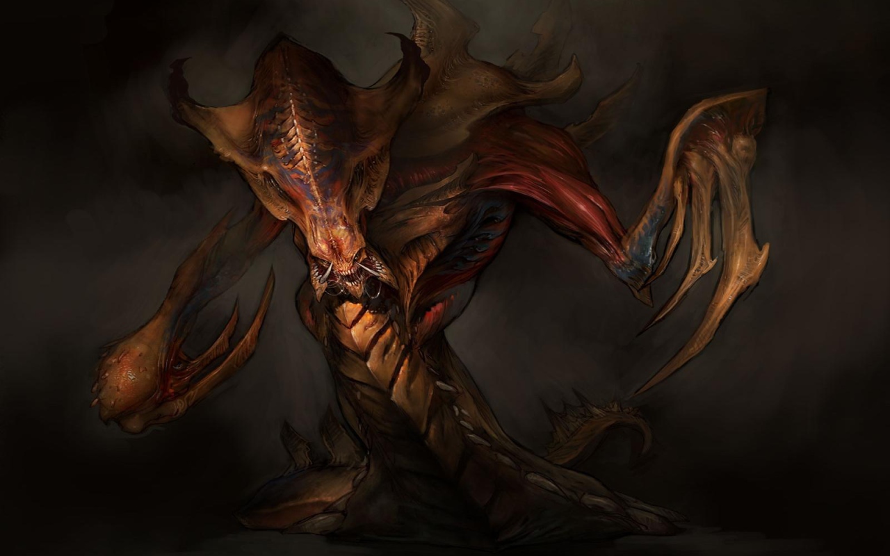 Зерг из игры Star Craft 2