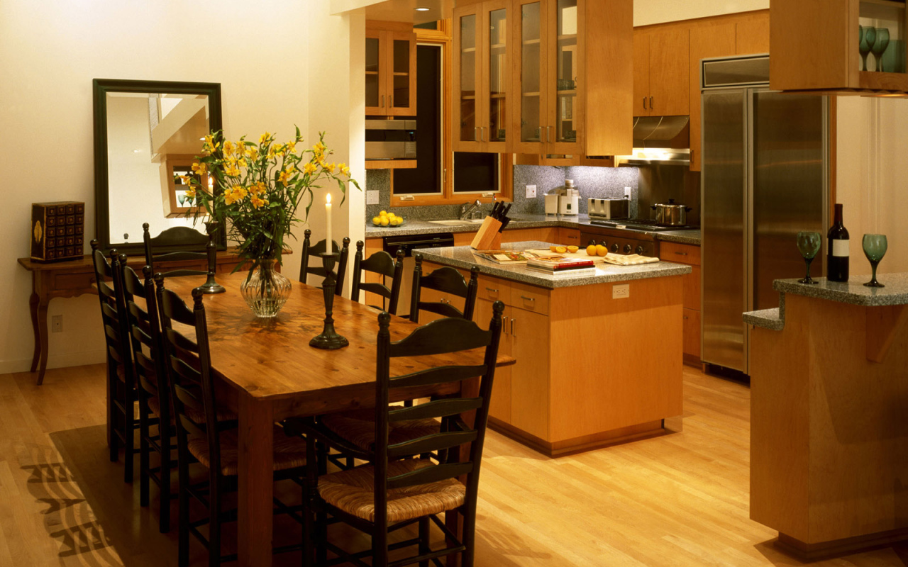 Кухня и столовая