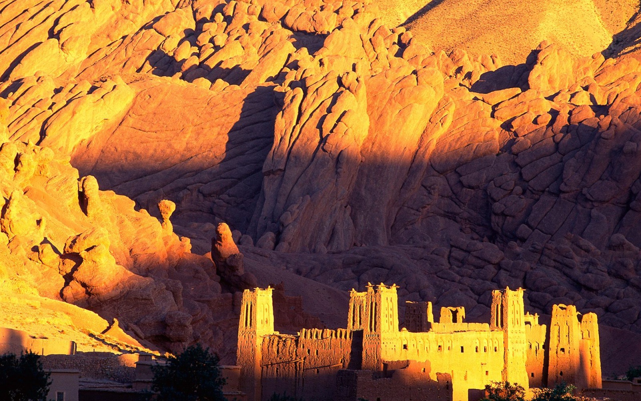 Руины Касбах / Ущелье Дадес / Марокко / Африка