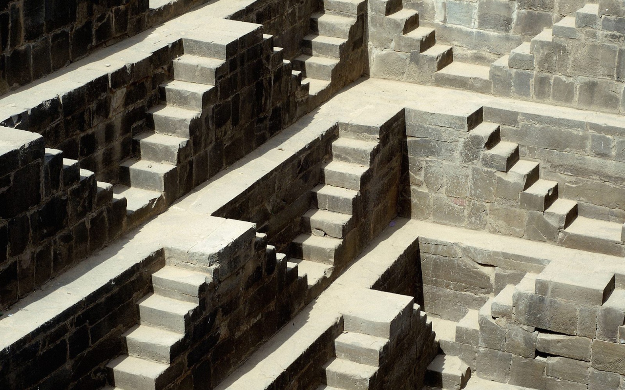 Детали Чанг Баори / Абанери / Раджастан / Индия