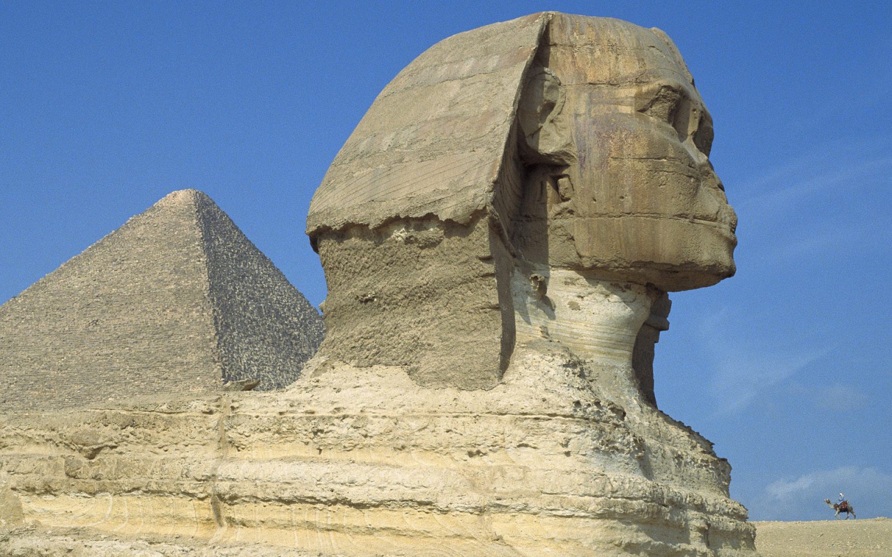 Сфинкс и Великая пирамиды, Каир