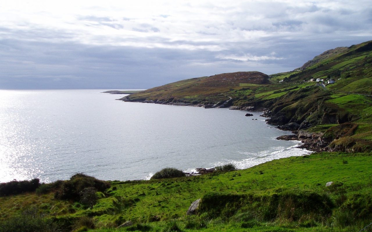 На побережье Ирландского озера