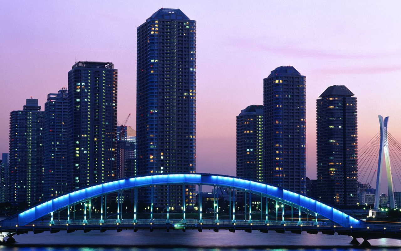 Мост Eitai, Токио, Япония