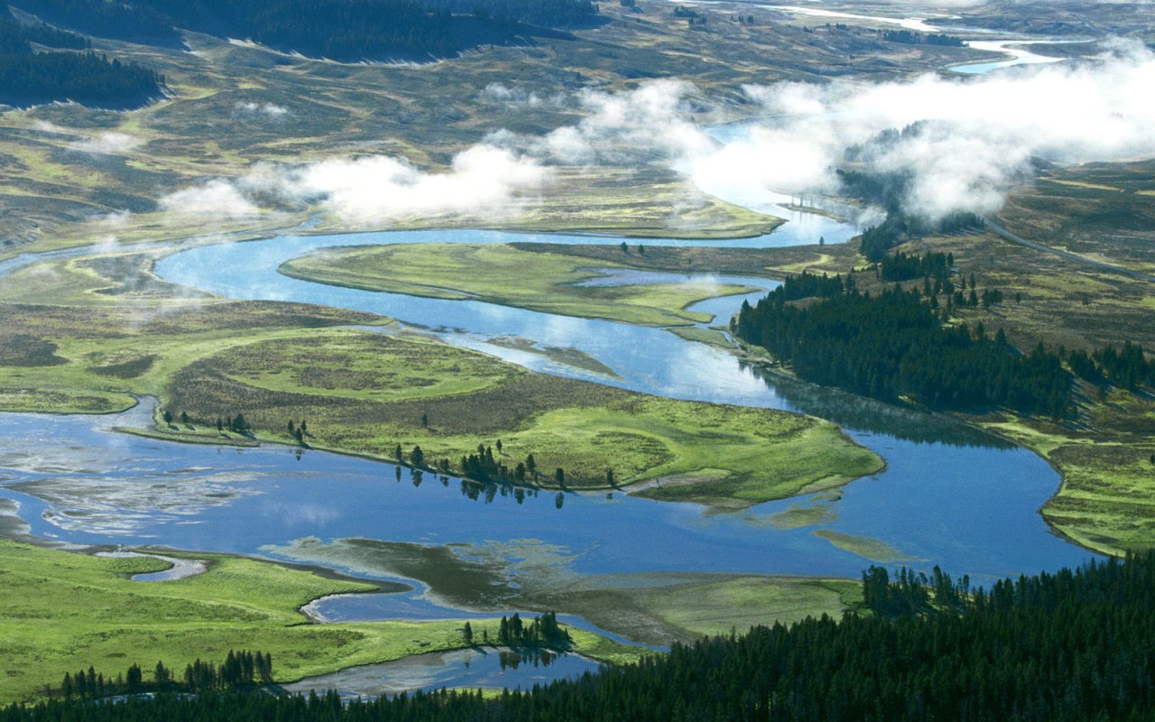Йеллоустонская Река, США