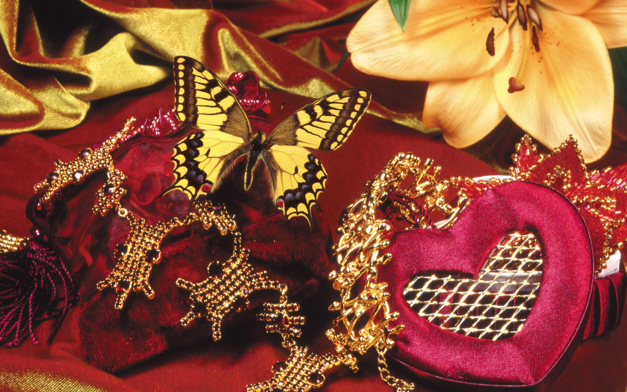 Бабочка и бархат