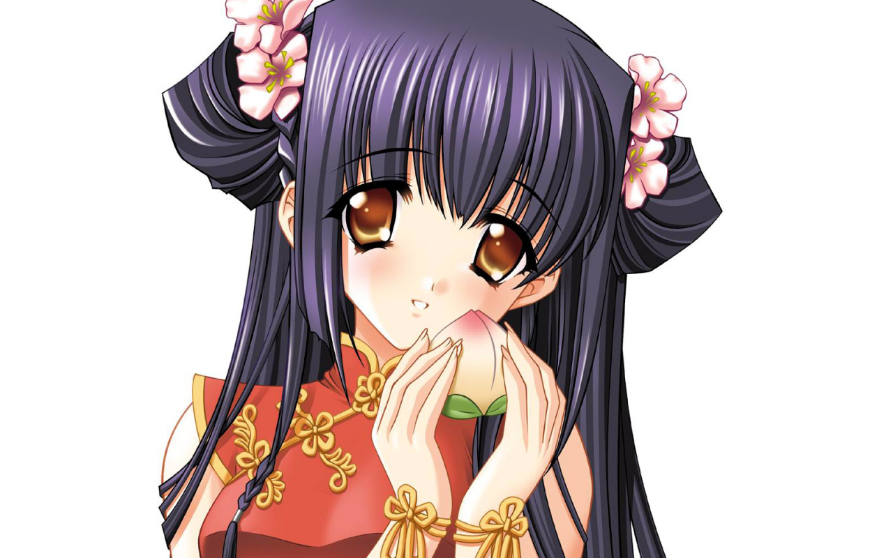 Девочка с цветочком