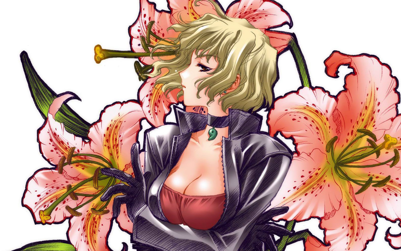 Девушка с большим бюстом