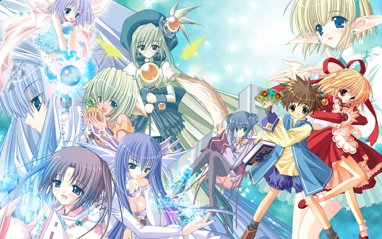 Анимешные девченки