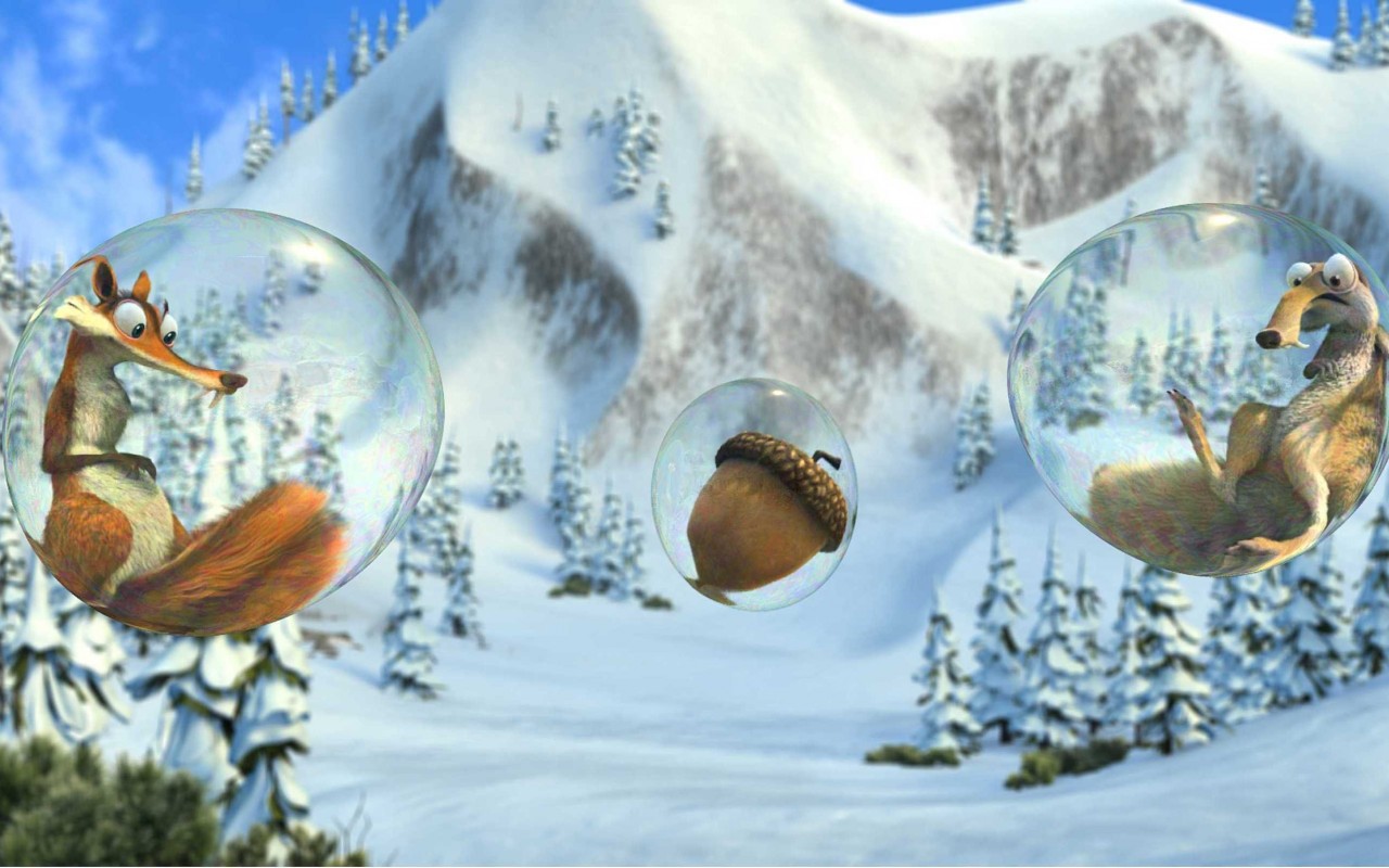 Белки в пузырях Ice Age