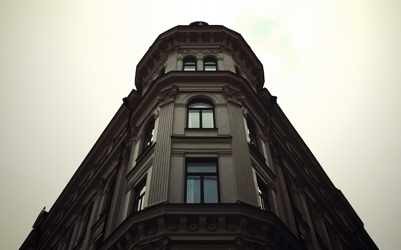 Красивая архитектура городского здания