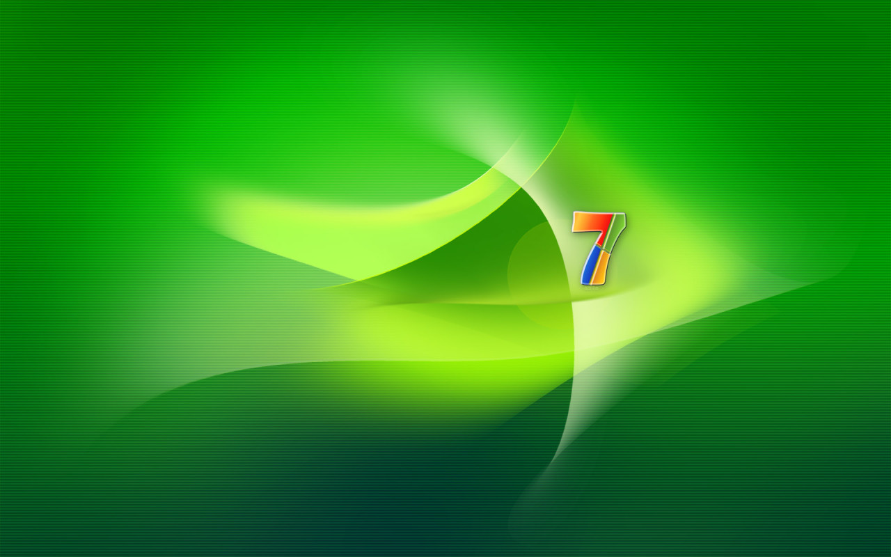 Windows 7 зелень