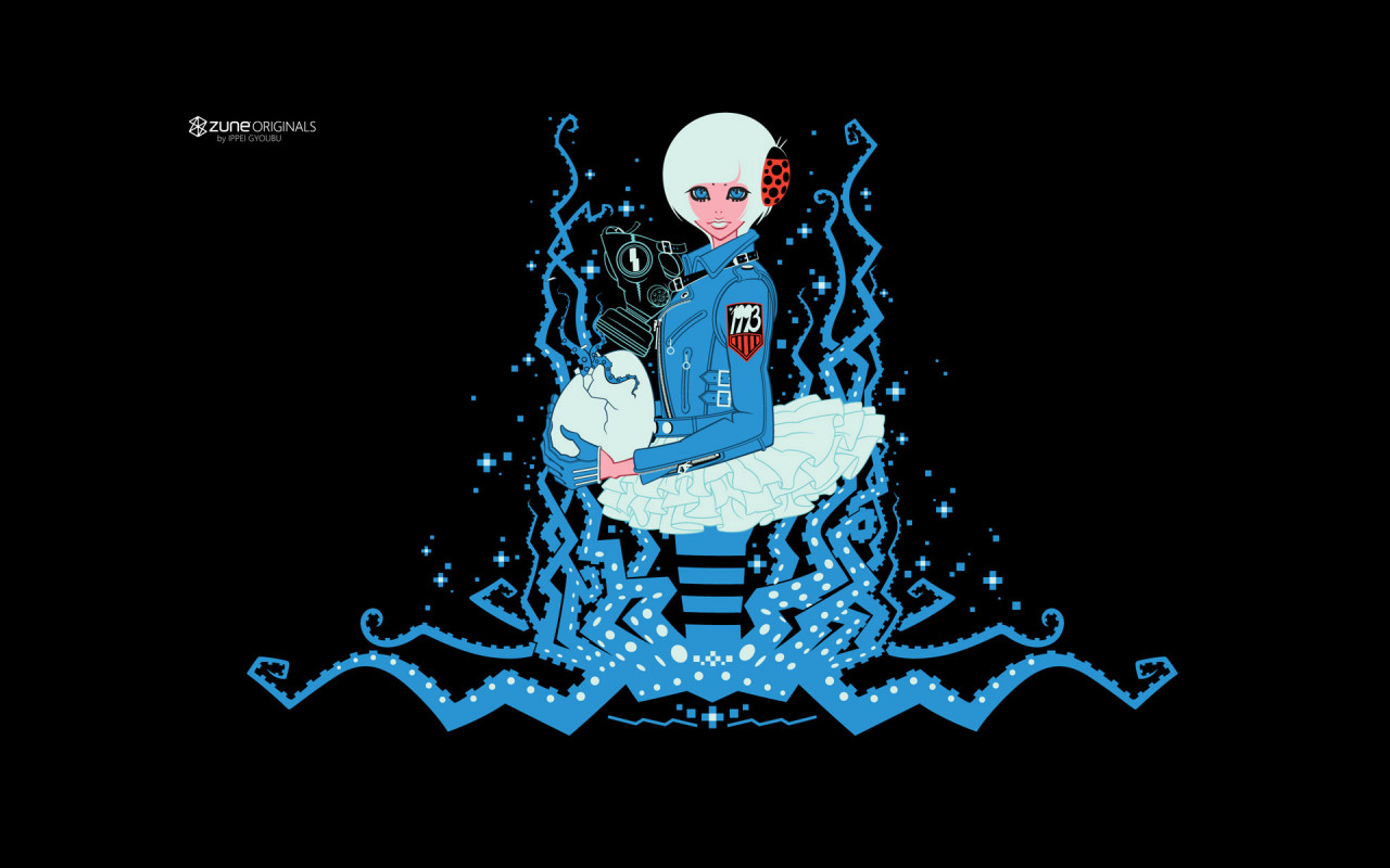 Векторная девчонка