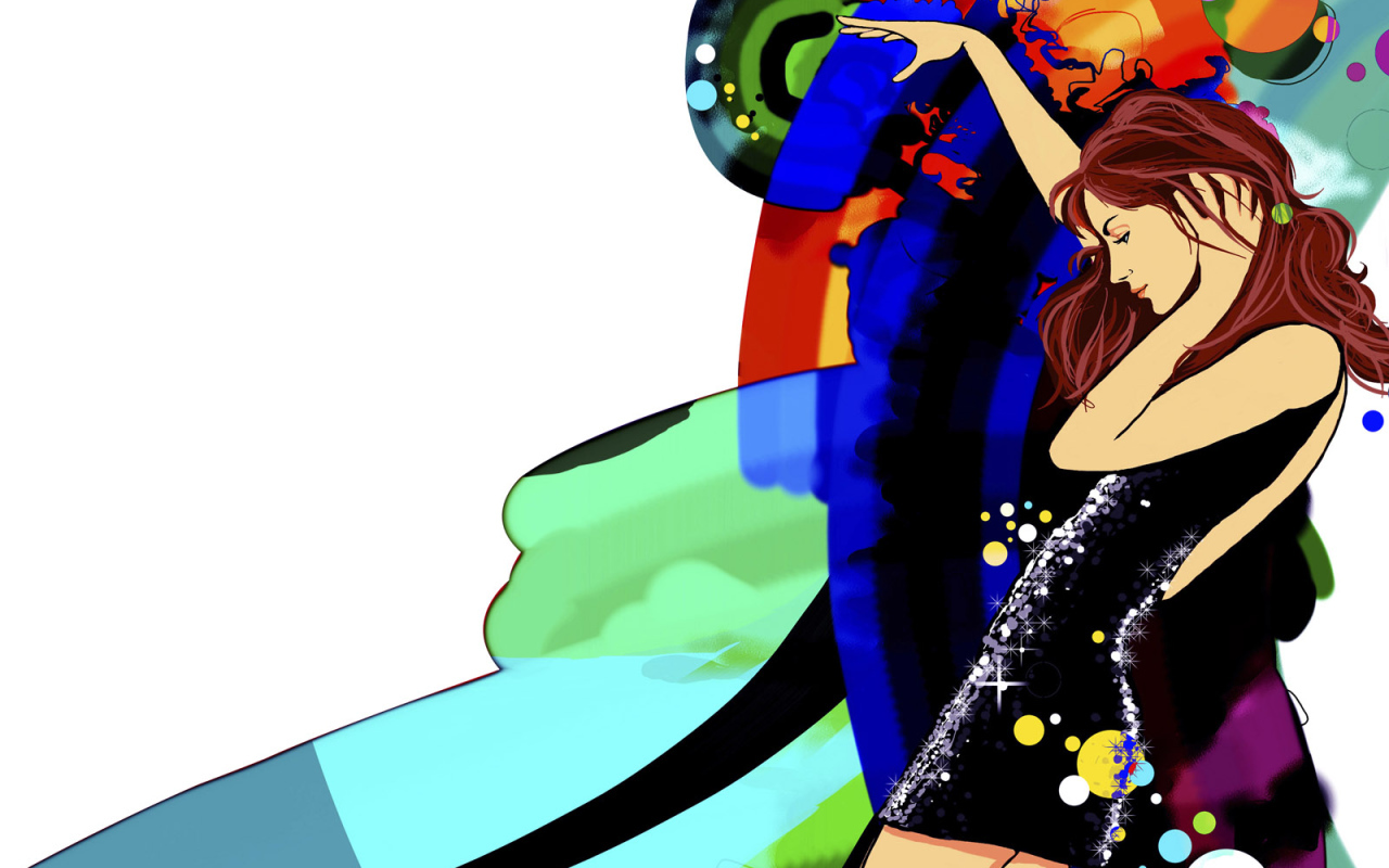 Девушка в ритме