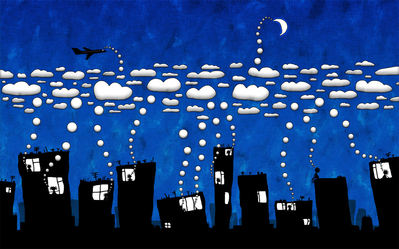 Облака мыслей